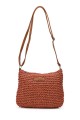 CL13047 Shoulder bag made of paper straw crocheted