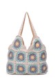 CL13030 Handbag made of crocheted cotton : colour:Beige