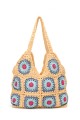 CL13030 Handbag made of crocheted cotton