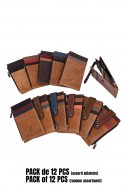 KJ8887C Multicoloured leather card holder