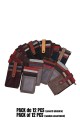 KJ8896 Porte-carte cuir multicolore