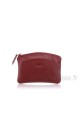 Leather purse cuir Fancil FA207 : colour:Rouge foncé