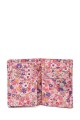 H-02 Sweet & Candy Coated textile wallet with flower pattern
