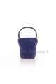 FA210 Leather purse / key holder Fancil : Color:Blue