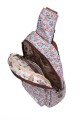 KJ8803 Textile backpack flowery