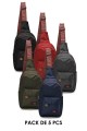 KJ84123 Textile backpack : colour:Pack of 5