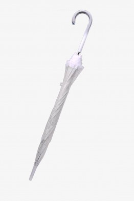 809 Parapluie Neyrat transparent motif dentelle forme cloche spécial mariage