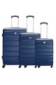 David Jones BA1030 Set de 3 Valises trolley