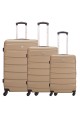 David Jones BA1030 Set de 3 Valises trolley