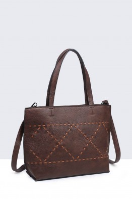 Marbled synthetic handbag 28373-BV