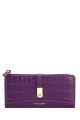 David Jones croco Wallet P139-002 : colour:Violet foncé