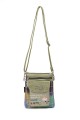 XH-09 Pochette bandoulière synthétique format téléphone Sweet & Candy : couleur:Vert amande
