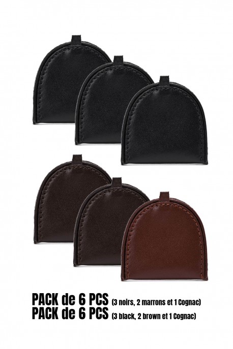 KJ-CV001 Pork split leather coin purse : colour:Pack of 6