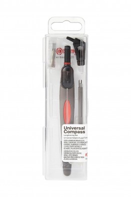 rOtring Compact universal compass with extension and compass attachment Circles up to 480 mm in diameter