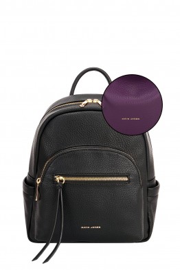 David Jones Paris Women Fashion Work Travel Front Pocket Backpack (Cognac)