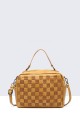 5143-BV Grained synthetic handbag : colour:Moutarde