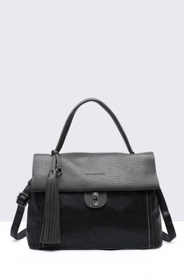 5146-BV Grained synthetic handbag