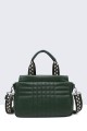 Marbled braided synthetic handbag 28525-BV