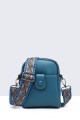 28533-BV Synthetic Shoulder Bag : colour:Teal