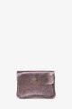 Metallic leather coin purse ZE-8001