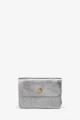 Porte-monnaie Pochette cuir métallisé ZE-8001