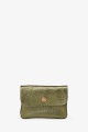 Metallic leather coin purse ZE-8001 : Colors:Olive