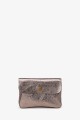 Porte-monnaie Pochette cuir métallisé ZE-8001
