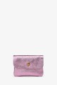 Metallic leather coin purse ZE-8001 : Colors:Powder pink