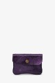Metallic leather coin purse ZE-8001