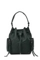 6804 Bucket purse handbag synthetic : colour:Vert foncé