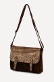 Leather Messenger Crossbody bag ZE-9006