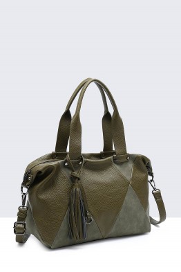 Patchwork Synthetic handbag 5140-BV