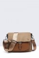 28512-BV Synthetic Shoulder Bag : colour:Camel