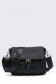 28512-BV Synthetic Shoulder Bag : colour:Black