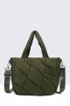 Synthetic handbag 28517-BV : colour:Kaki