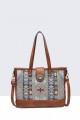 Bohemian style handbag 28552-BV : colour:Pale-blue