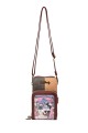 Sweet & Candy C-134-4-23B Synthetic phone-size crossbody pouch : Pattern:23B-B