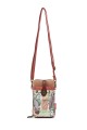 Sweet & Candy C-185-4-23B Synthetic phone-size crossbody pouch : Pattern:23B-C