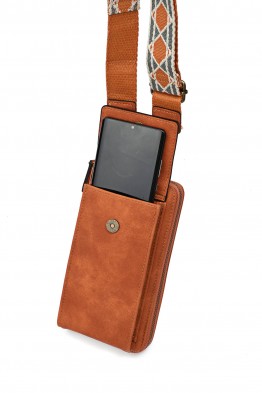 Synthetic crossbody bag smartphone size GZ2047