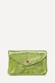 Metallic leather coin purse ZE-8002 : Colors:Fluo Green