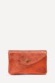 Metallic leather coin purse ZE-8002 : Colors:Orange