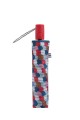 Auto opening folding umbrella Striped Dots Pattern - 7310 : colour:Red