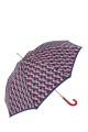 Cane Umbrella automatic Striped Dots Pattern 8310