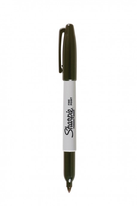 Marqueurs permanents Sharpie noir, pointes fines