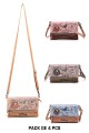 SC-026 Sweet & Candy synthetic crossbody flap pouch : colour:Pack of 4