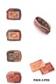SC-012 Pochette porte-monnaie synthétique Sweet & Candy : couleur:Pack de 4