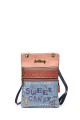 Sweet & Candy SC-031 Synthetic phone-size crossbody pouch : colour:Blue