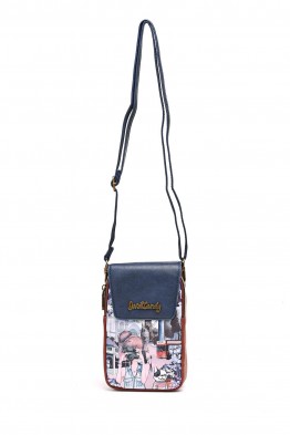 Sweet & Candy C-258-23B Synthetic phone-size crossbody pouch