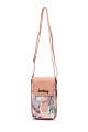 Sweet & Candy C-258-23B Synthetic phone-size crossbody pouch : Pattern:23B-C