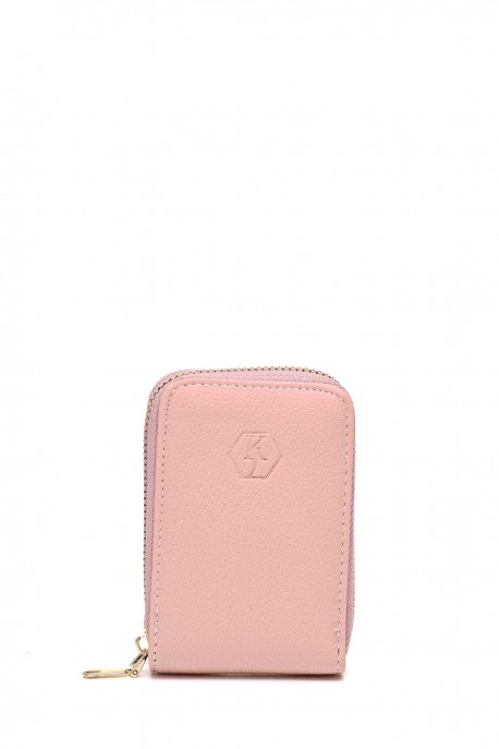 KJ259552 Synthetic Card Holder : colour:Pink